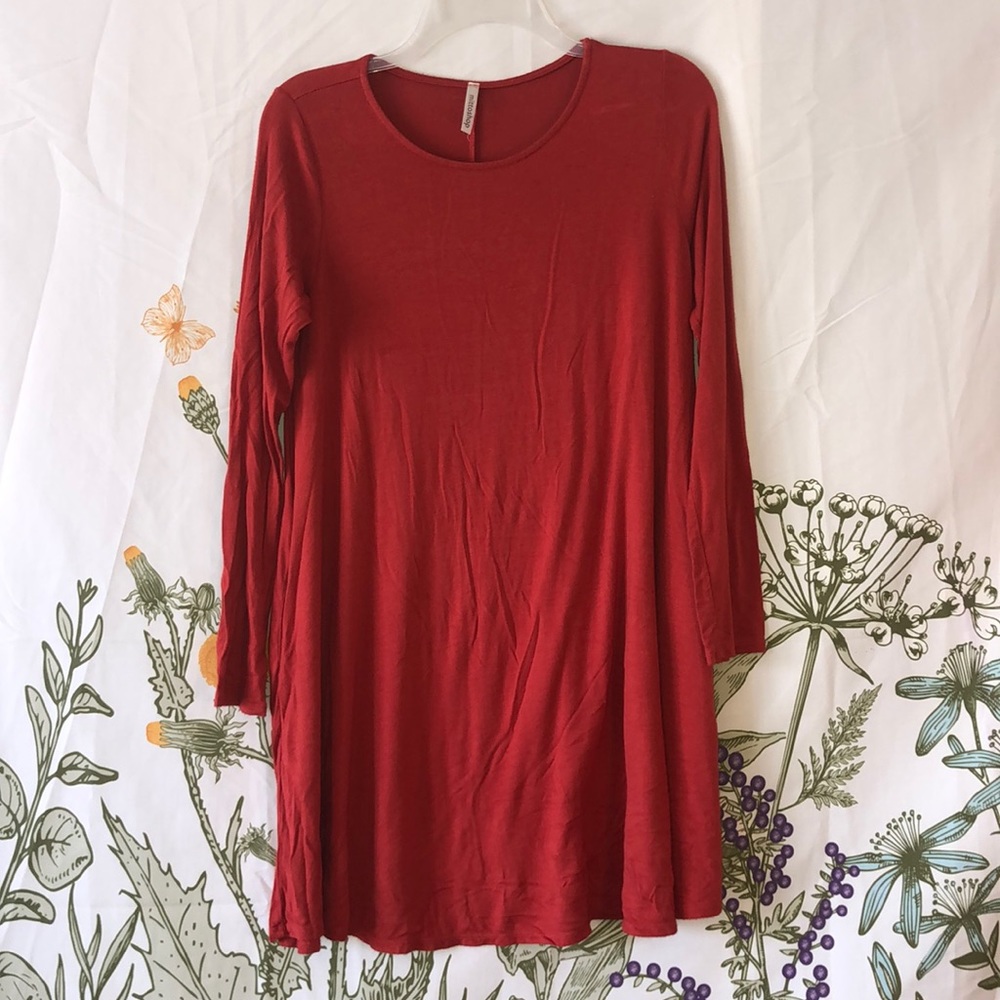 Long sleeve T-shirt dress
